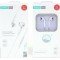 Xipin HX-P30 Earbuds Handsfree με Βύσμα USB-C Λευκό